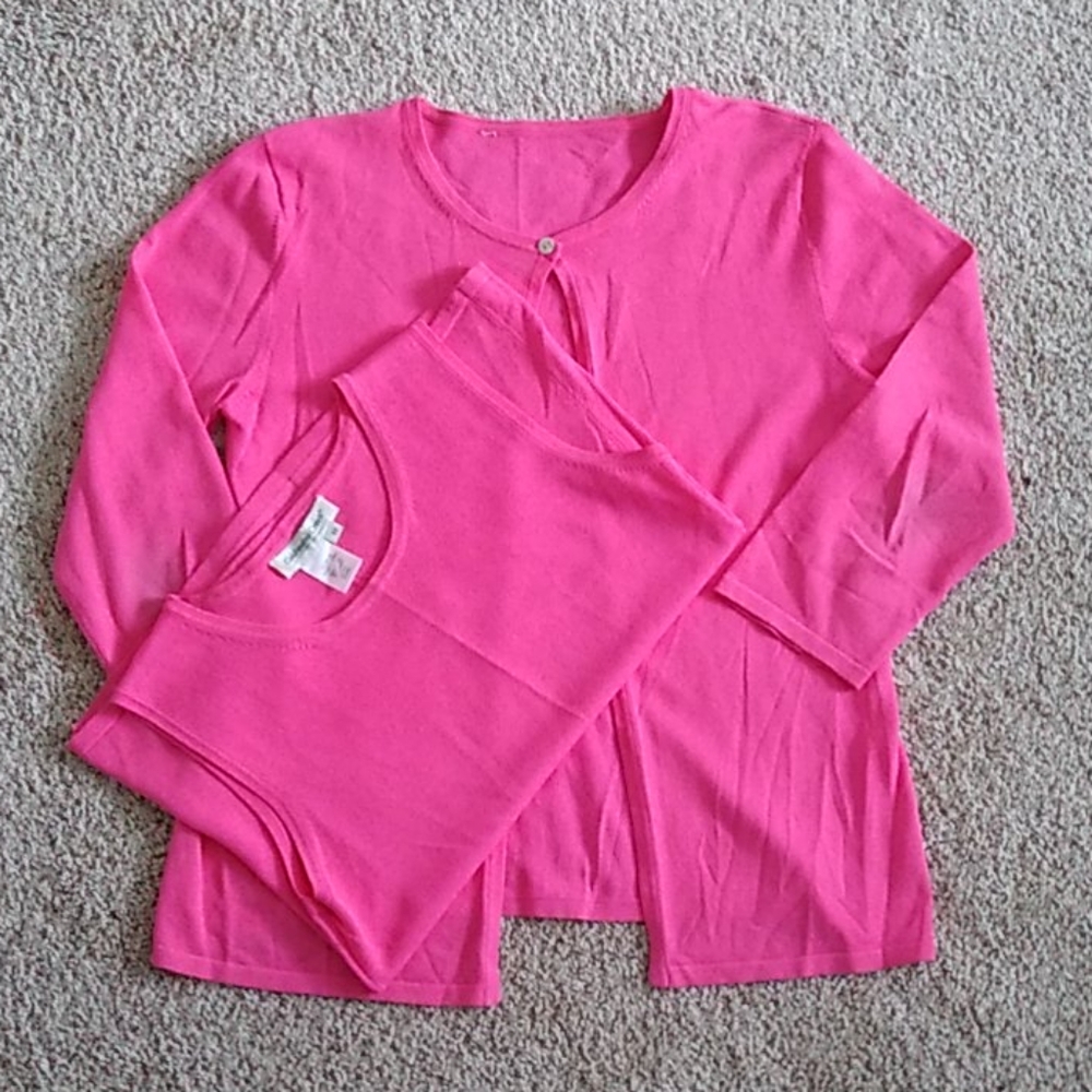 🎈 3 for $15 Coldwater Creek Cardigan Set🌷